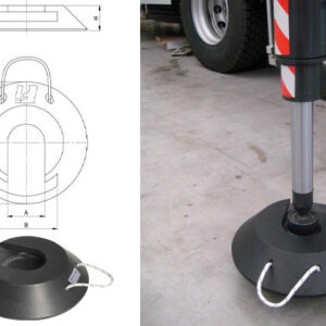 NOSTURITALLA FERRARI PYÖREÄ 30X20X8 14000KG